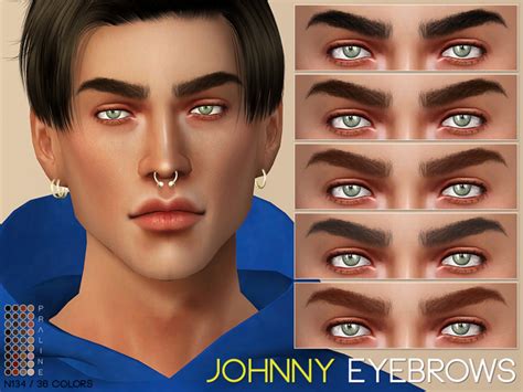 Pralinesims Johnny Eyebrows N135 Sims 4 The Sims 4 Skin Sims 4