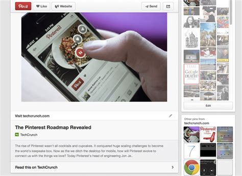 Pinterest Appeals To Publishers With New Article Pins Pushes To Become
