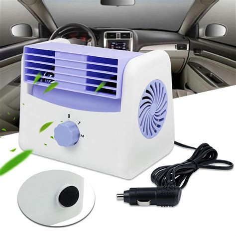 12v Portable Car Cooling Fan 2 Speed Car Cooler Mini Air Conditioner