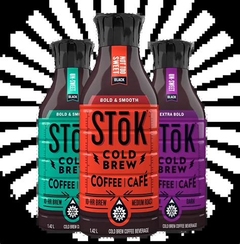 Unsweetened Extra Bold Black Cold Brew Coffee Stok Cold Brew Coffee