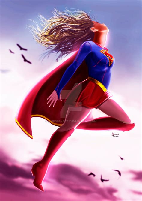 Supergirl By Dmedinaart On Deviantart Supergirl