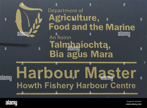 Department Of Agriculture Food And The Marine Sign Seen In Howth