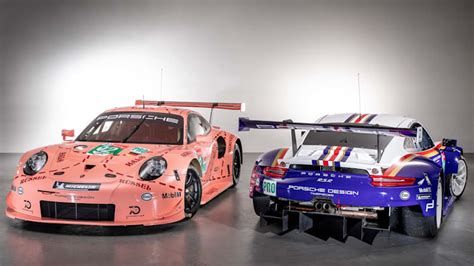 Le Mans Porsche 911 Rsrs Wear Pink Pig And Rothmans Colors Autoblog