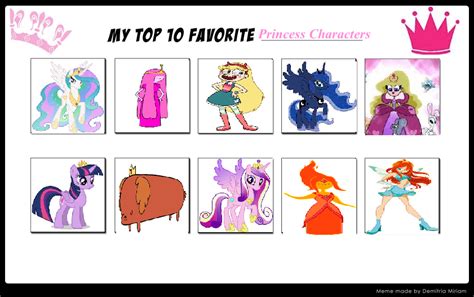 My Top 10 Favorite Princesses By Cartoonstar92 On Deviantart