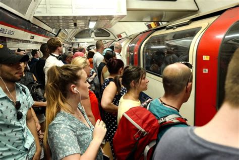 we went to the london underground to see how hot everyone was metro news