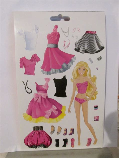 barbie dress up book of stickers book 100 barbie stickers 3 99 picclick barbie paper