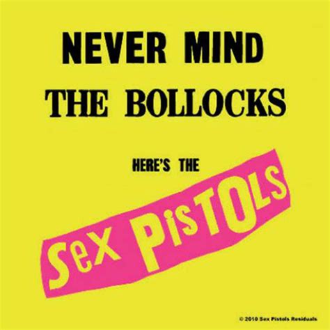 The Sex Pistols Coaster Never Mind The Logo New Official Yellow 9