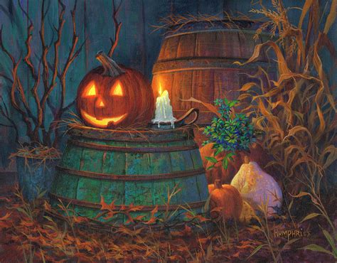 The Great Pumpkin Painting By Michael Humphries