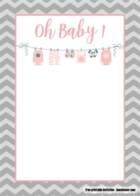 Baby Shower Flyer Templates Free