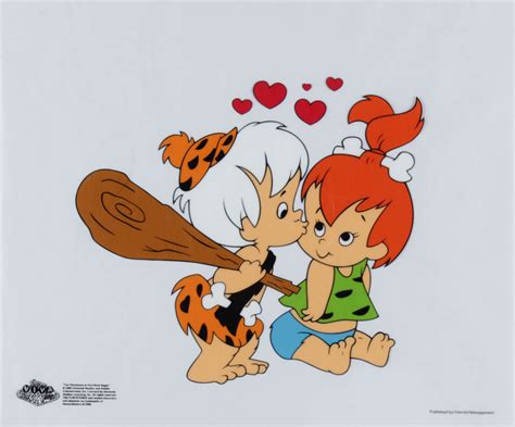 The Flintstones Pebbles And Bam Bam Limited Edition 12x10 Sericel