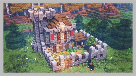 Minecraft Como Construir Un Castillo Peque O Bonito How To Build A Small And Beautiful