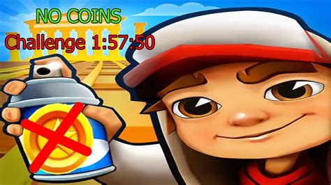 Subway Surfers No Coins Challenge Jake Gameplay Youtube