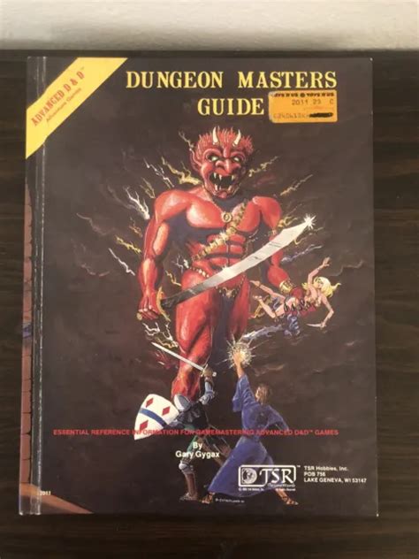 Dungeon Masters Guide Revised Ed Tsr Dec Advanced Dungeons