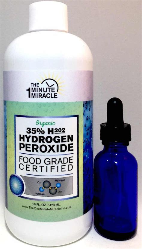 35 Food Grade H2o2 16 Oz Bottle Food Grade Hydrogen Peroxide Food Grade 35 Hydrogen Peroxide
