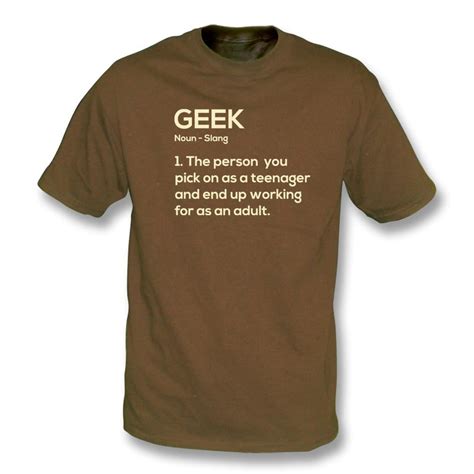 Geek Definition T Shirt Mens From Tshirtgrill Uk