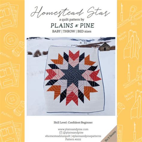 Homestead Star Quilt Pattern The Confident Stitch