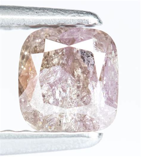 Diamant 071 Ct Naturel Fantaisie Brun Pourpre Rose Catawiki
