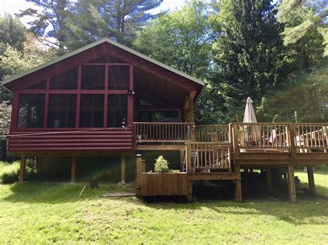 Beautiful And Secluded Streamside Catskills Cabin Cabins For Rent In