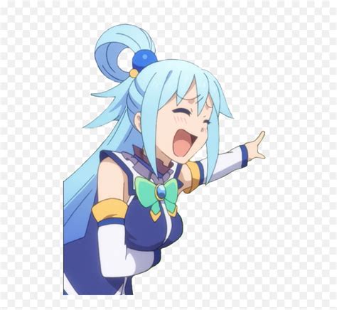 Megumin Konosuba Png Anime Girl Laughing Png Emojismug Anime Emoji