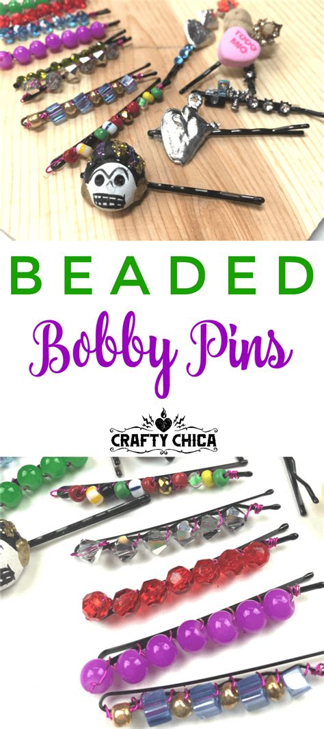 Beaded Bobby Pins Crafty Chica