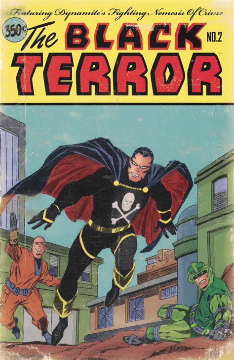 Black Terror 2 Mike Lilly Vintage Variant Dynamite 2008 Ultimate Comics