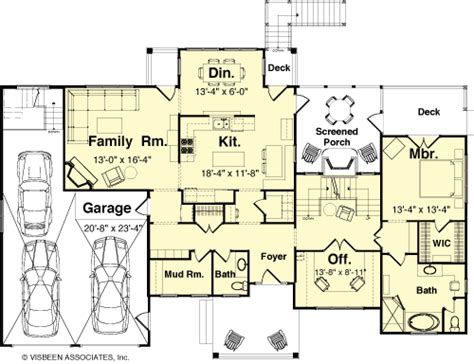 Designer Dream Homes First Floor Plan Country Style House Plans