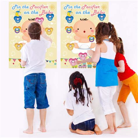 Buy Pin The Pacifier On The Baby Game Large Baby Poster Games For Baby