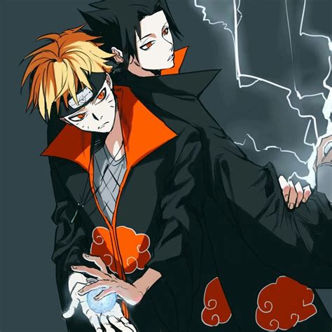 Naruto Sasuke As Akatsuki Fanart Naruto Uzumaki Pinterest