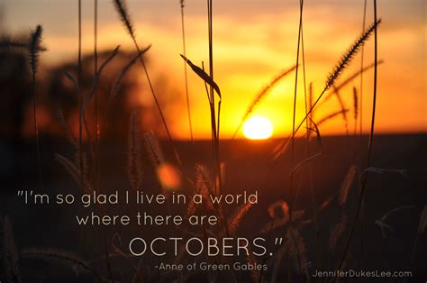 Happy October ... From Our Farm to You. - Jennifer Dukes Lee