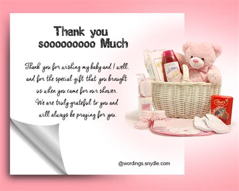 Thank You Messages For Baby Shower Ts Home Design Ideas