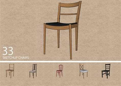 33 Sketchup Chair Models | SketchUcation