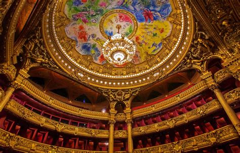 Alexander neef, paris opera director, and aurélie dupont, dance director, look forward to meeting you on may, 18th at 7:30pm. Wallpaper France, Paris, the ceiling, chandelier, theatre ...