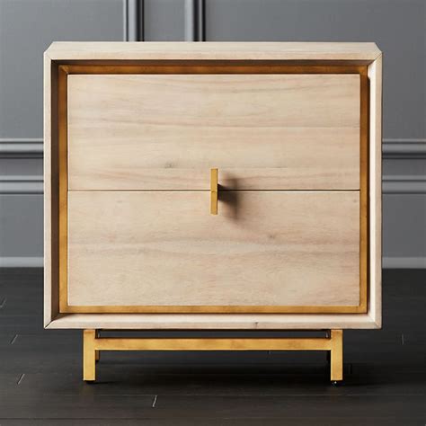 Finally i realized a skirted table would be perfect! Modern Nightstands and Bedside Tables | CB2 | Modern ...