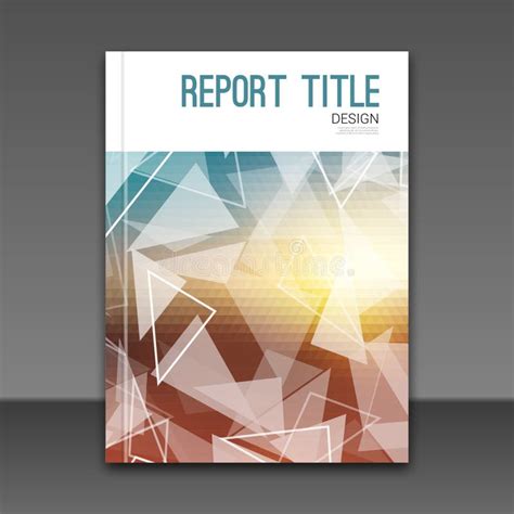 Business Brochure Report Design Template Vector Flyer Layout Colorful