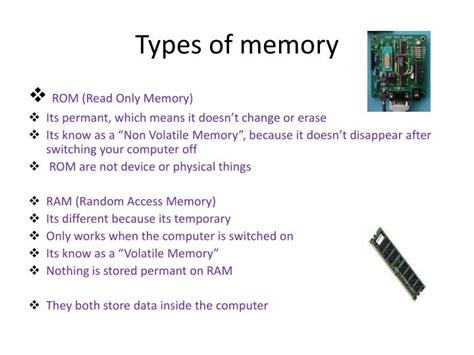 Presentation On Computer Memory