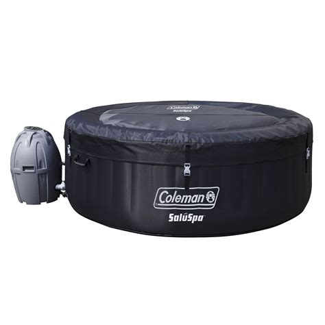 Coleman Saluspa 4 Person Portable Inflatable Outdoor Spa Hot Tub Used