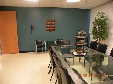 It holds a ton of things on the shelves and the top works as a great working space. Break room & kitchen | Commercial interior design, Kitchen ...