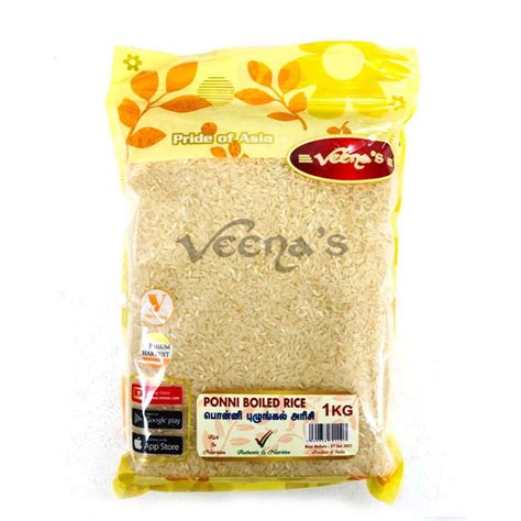 Buy Veenas Ponni Boiled Rice Premium Quality Online Uk Online