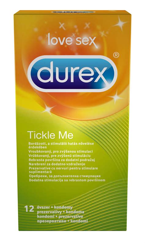 Durex Tickle Me - bordázott óvszer (12 db)