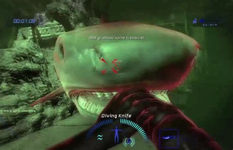 Diver Versus Shark Multiplayer Mayhem In “depth” Complex