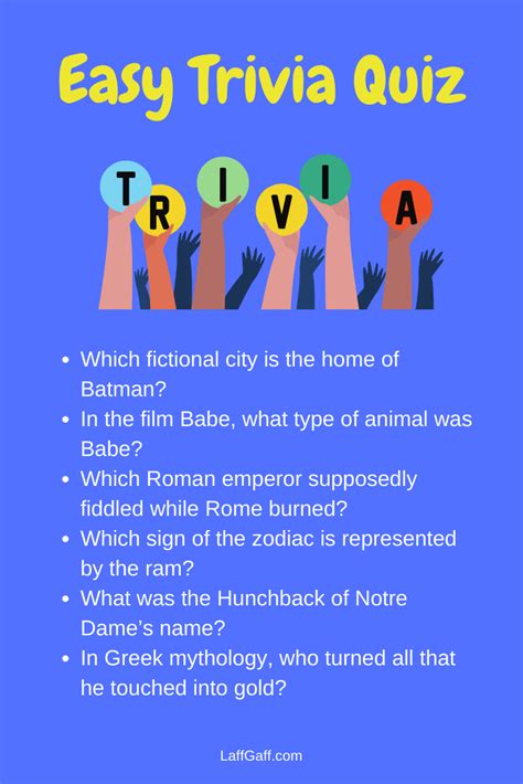 Trivia Quiz Fun Trivia Questions Reverasite