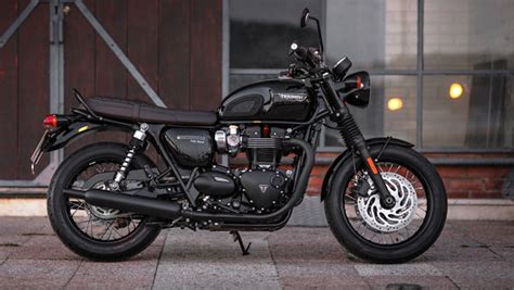 Triumph Bonneville T100 And T120 Black Edition Motorcycles Launched In