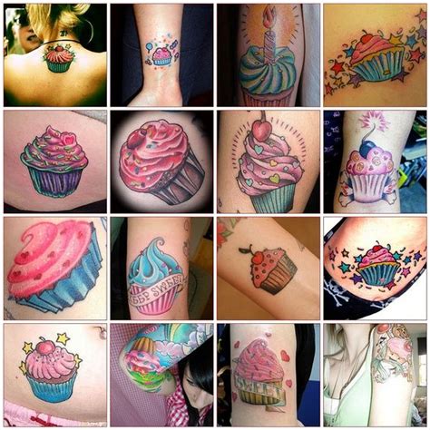 Love These Cupcake Tattoos I Will Get One Cupcake Tattoo Designs