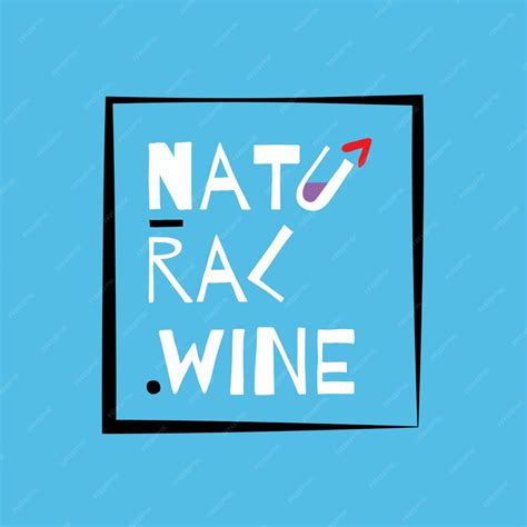 Premium Vector Natural Wine Logo