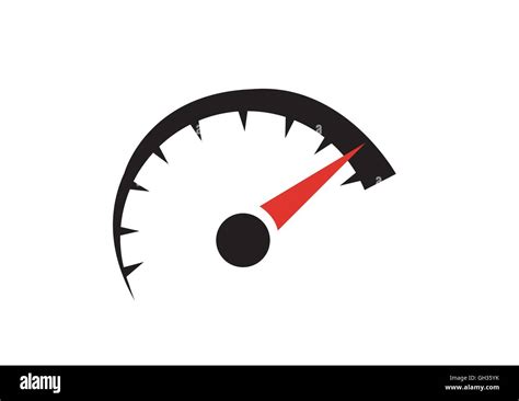 Speedometer Abstract Symbol Of Speed Stock Vector Image And Art Alamy