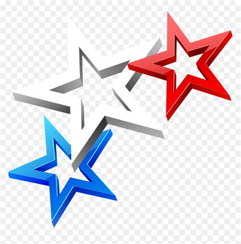 Transparent Red White And Blue Stars Hd Png Download Vhv