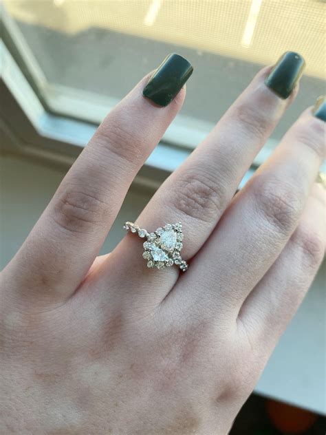 no longer a lurker i got engaged today r engagementrings