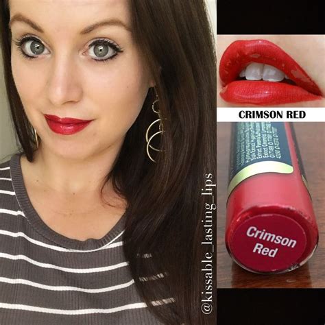 Crimson Red Lipsense Colors Lipsense Selfies Red Lip Lipstick Lip Sense