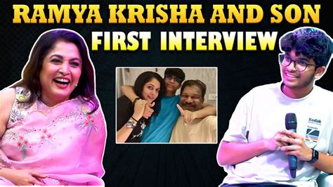 Ramya Krishnan And Son First Interview Ramya Krishnan Extreme Fun Interview Indiaglitz Prime