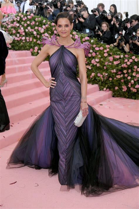 Katie Holmes The Most Daring Dresses At The 2019 Met Gala Livingly Anna Wintour Katie